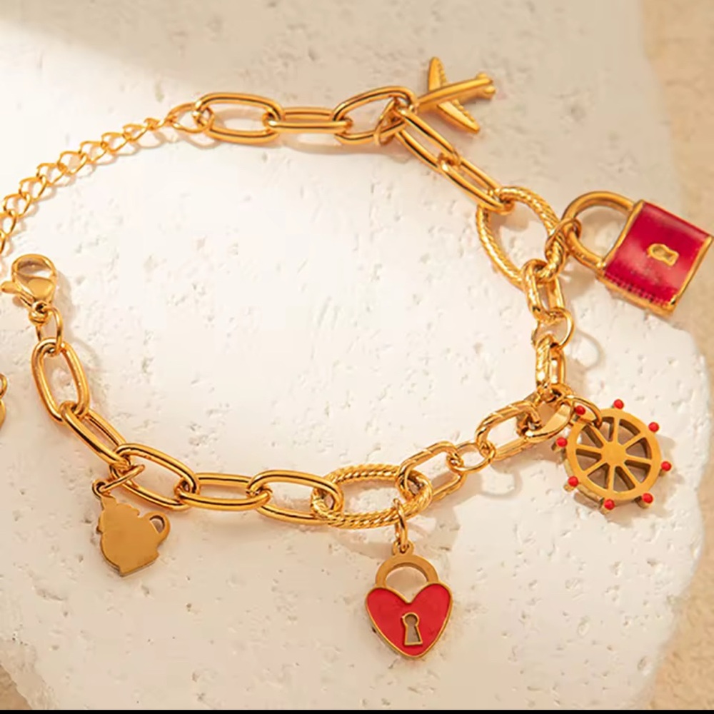 18K gold Plated Stainless Steel bracelet